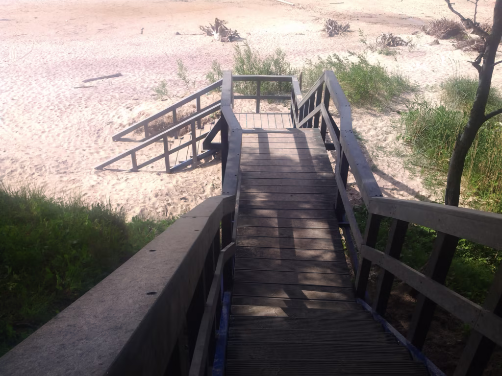 IMG 20140610 162206 Zejście na plażę w Poddąbiu