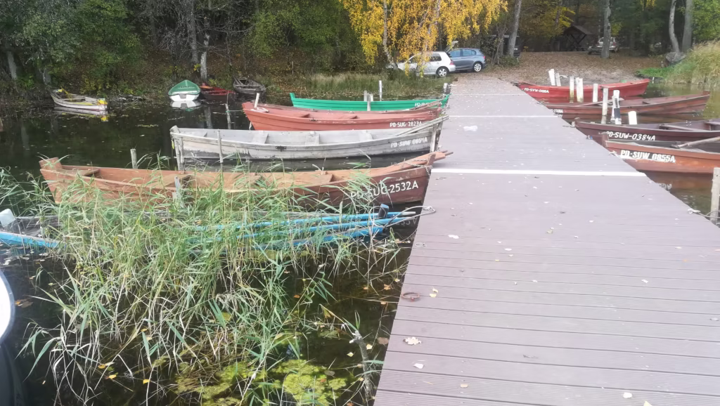 IMG 20191018 105518 Przystań z pomostów pływających w Wigierskim Parku Narodowym