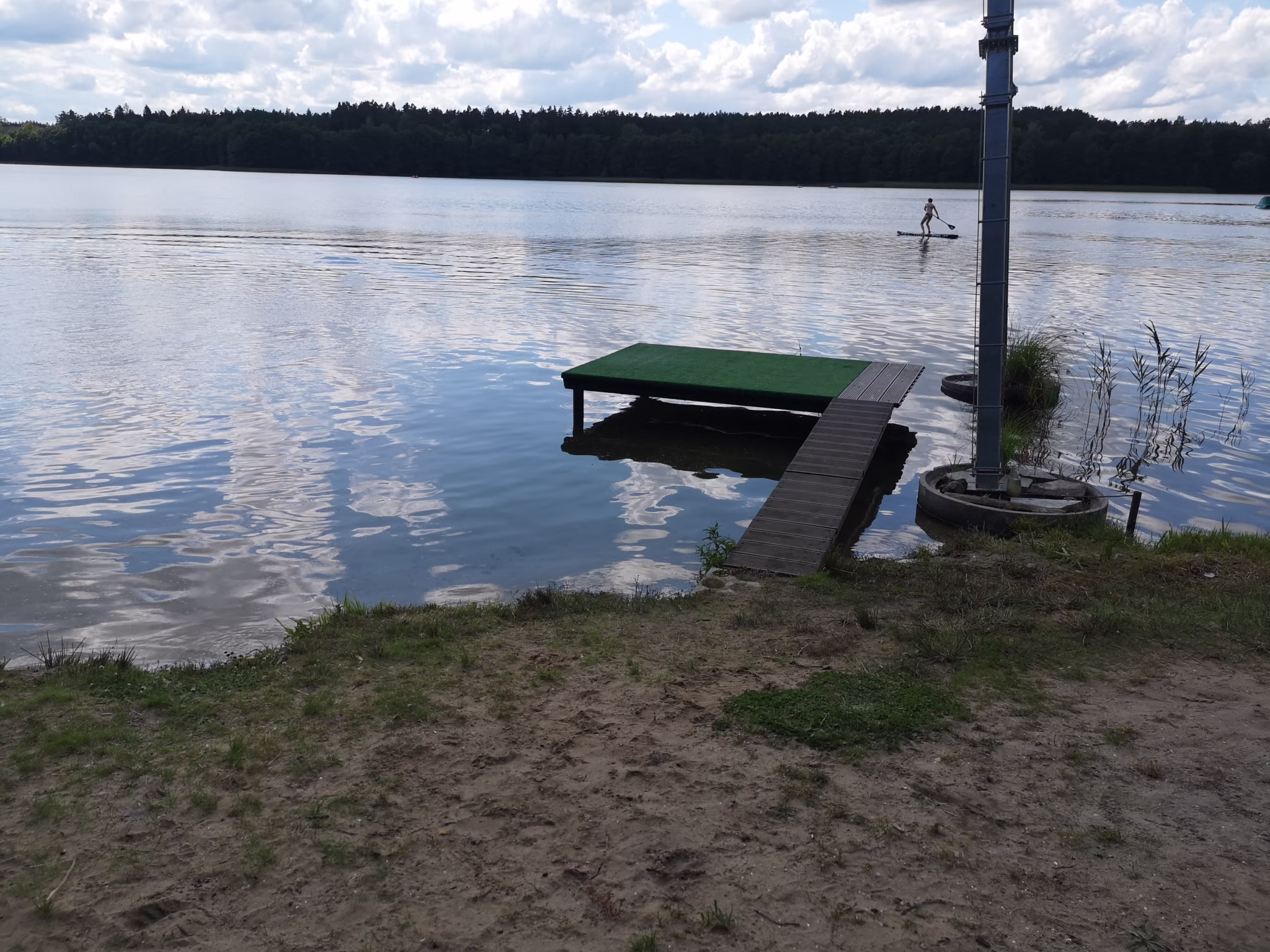 IMG 20210804 135638 Pomost nad jeziorem Obłęże (Ośrodek wypoczynkowy Sobótka)