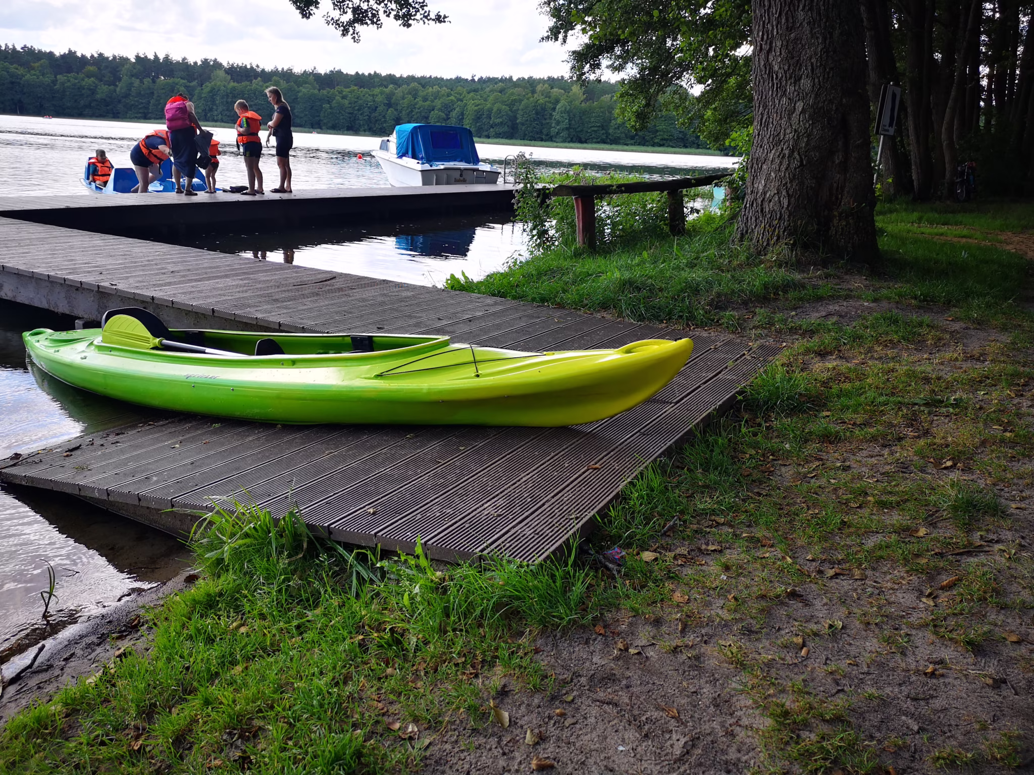 IMG 20210804 135834 Pomost nad jeziorem Obłęże (Ośrodek wypoczynkowy Sobótka)
