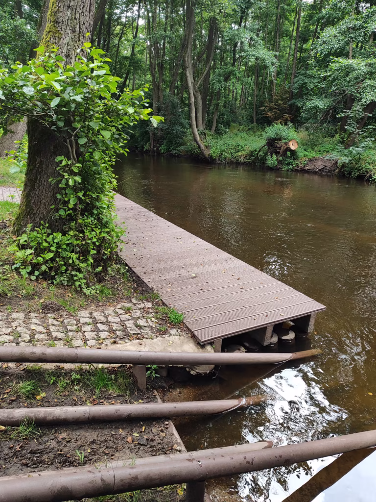 IMG 20250718 122821 Przystań kajakowa nad rzeką Reda w Wejherowie